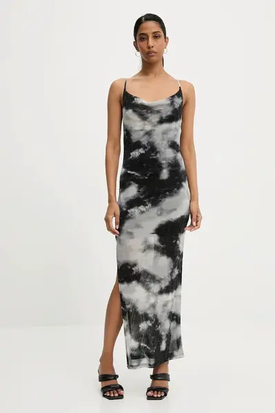 Šaty Answear.LAB černá barva, maxi