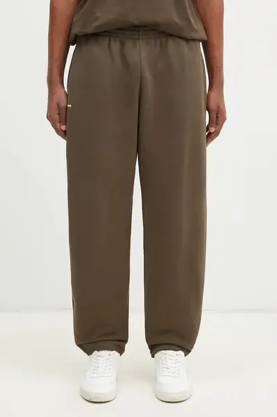 Bavlněné tepláky Pangaia zelená barva, 10001759