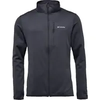 Columbia ESSENTIAL HIKE™ GRID FLEECE FULL ZIP Pánska flísová mikina, čierna, veľkosť