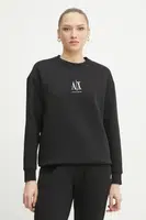 Mikina Armani Exchange dámská, černá barva, s aplikací, XW000821 AF10818