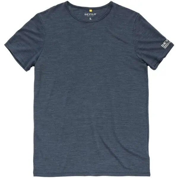 Devold ACTIVE STAMP TEE MAN Pánské funkční tričko, tmavě modrá, velikost