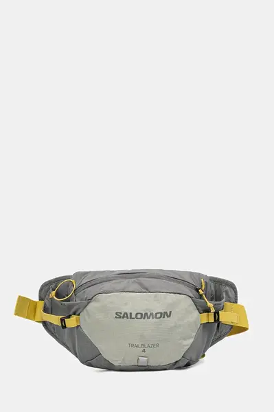 Sportovní ledvinka Salomon šedá barva, LC2463100