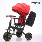 Dětská tříkolka Premium 5 v 1 červená