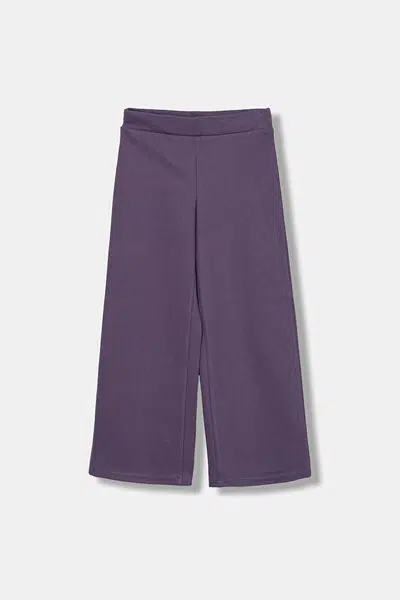 Dětské tepláky United Colors of Benetton fialová barva, 46D6CE04C
