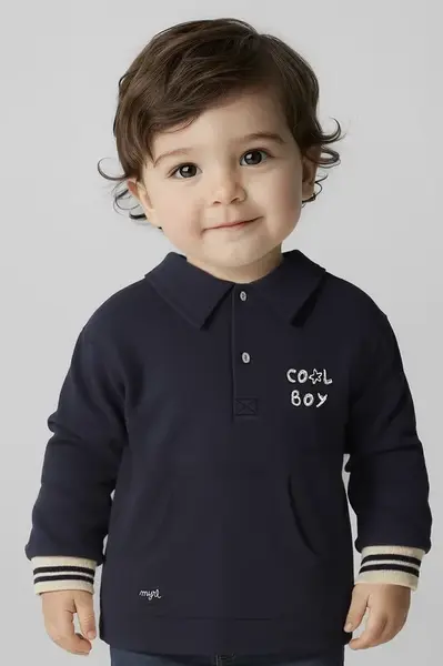 Mikina Mayoral tmavomodrá barva, 2415