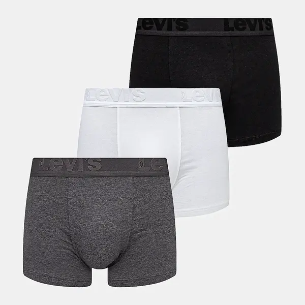 Boxerky Levi's (3-pack) 37149.0432-blackgreyc