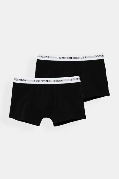 Dětské boxerky Tommy Hilfiger 2-pack černá barva, UB0UB00549