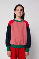 Dětská bavlněná mikina Bobo Choses Tic Tac Toe růžová barva, vzorovaná, 225AC046