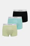 Boxerky Calvin Klein Underwear 3-pack pánské, zelená barva, LV00NB4392