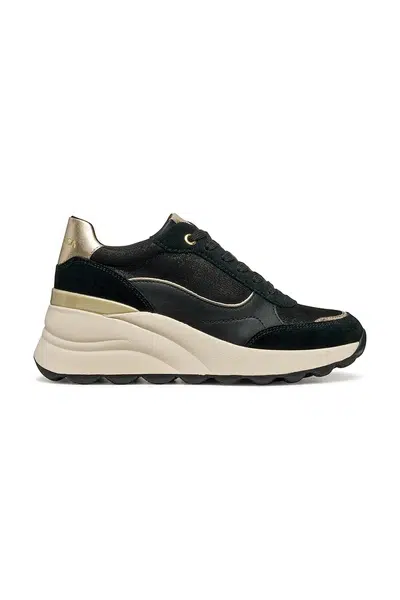 Tenisky Geox D SPHERICA EC13 dámské, černá barva, D45WAA 0MA22 C9999