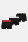 HUGO přiléhavé boxerky pánské bavlněné s elastanem TRIPLET PLANET 3-pack
