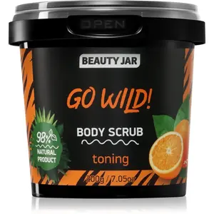 Beauty Jar Go Wild! hydratační tělový peeling s osvěžujícím účinkem 200 g