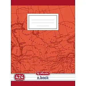 Školní sešit 424, linka s okrajem