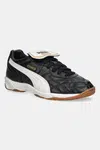 Kožené tenisky Puma King Indoor černá barva, 401683