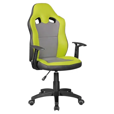 MID.YOU OTOČNÁ ŽIDLE PRO MLÁDEŽ, šedá, zelená