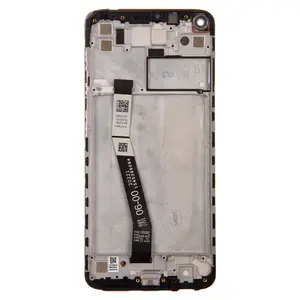 LCD + dotyk + přední kryt pro Xiaomi Redmi Note 9, midnight grey (Service Pack)