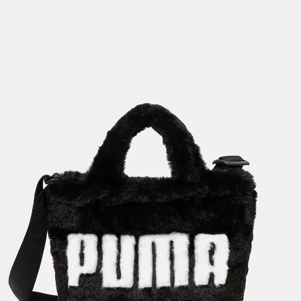 Kabelka Puma Up Faux Fur Mini černá barva, 91713