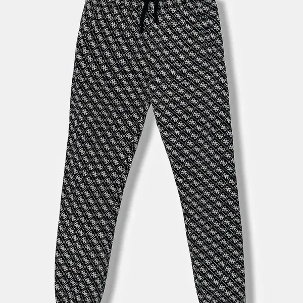 Dětské bavlněné tepláky Guess tmavomodrá barva, L5YQ15 KA6R4