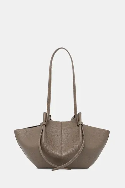 Kožená kabelka Yuzefi MOCHI béžová barva, YUZSS25-HB-MO-L052