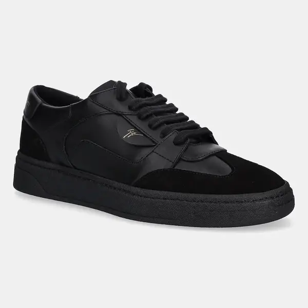 Kožené tenisky Giuseppe Zanotti GZ/94 pánské, černá barva, RU50013.001