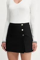 Kraťasy Morgan SHICK dámské, černá barva, high waist, SHICK