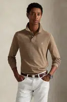 Bavlněné tričko s dlouhým rukávem Polo Ralph Lauren béžová barva, 710680790