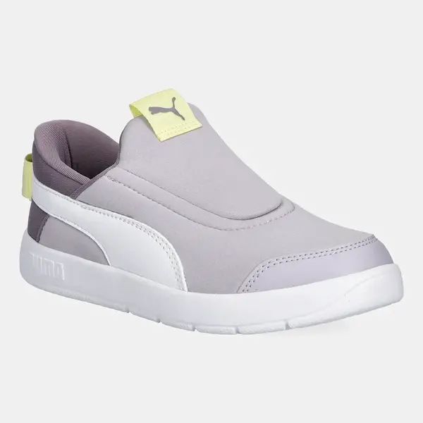 Dětské tenisky Puma Courtflex v3 SLIPTECH PS růžová barva, 399734