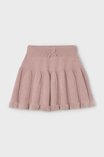 Dětská sukně Mayoral růžová barva, mini, áčková, 4904