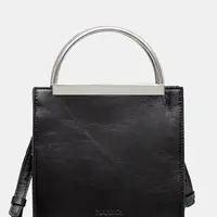 Kožená kabelka MAX&Co. černá barva, 2526516036200