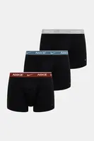 Boxerky Nike 3-pack pánské, černá barva, 0000KE1007