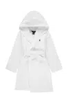 Dětský bavlněný župan Polo Ralph Lauren bílá barva, 9P0188