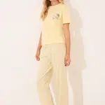 Pyžamo women'secret dámské, žlutá barva, bavlněné, 3132106