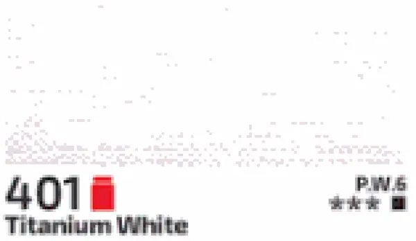 Akrylová barva Rosa 200ml – 401 titanium white