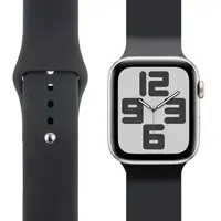 Silikonový řemínek OBAL:ME pro Apple Watch 38-41mm S-M, černá