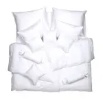 SCANquilt povlečení SATÉN TENCEL PLUS bílá 140 x 200/70 x 90 cm