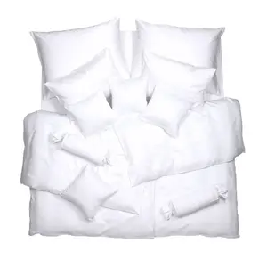 SCANquilt povlečení SATÉN TENCEL PLUS bílá 140 x 200/70 x 90 cm