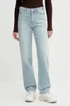 Bavlněné džíny Tommy Jeans dámské, high waist, DW0DW22154