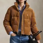 Péřová bunda Polo Ralph Lauren Woven Puffer béžová barva, zimní, 211971178