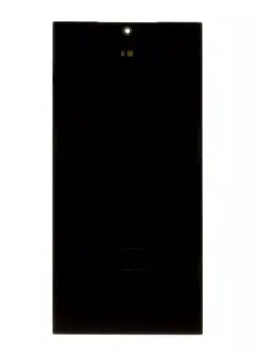 LCD display + dotyková deska + přední kryt pro Samsung Galaxy S25 Edge, black (Service Pack)