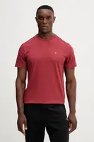 Bavlněné tričko Calvin Klein Jeans pánské, červená barva, LV04RD254G