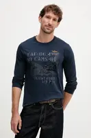 Bavlněné tričko s dlouhým rukávem Aeronautica Militare