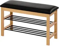 HALMAR Botník ST-11 přírodní-černý