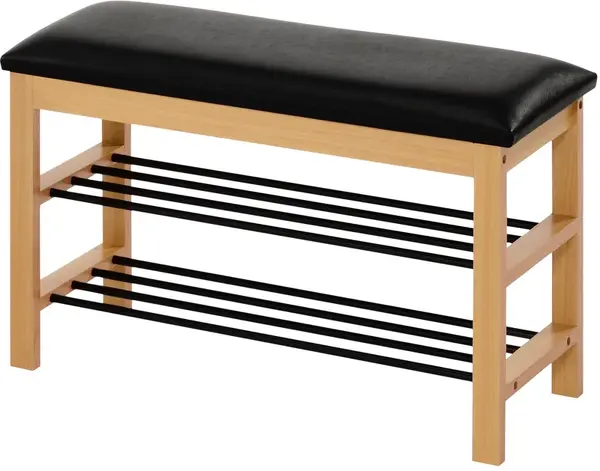 HALMAR Botník ST-11 přírodní-černý