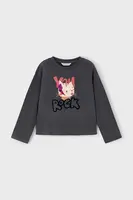 Bavlněné tričko s dlouhým rukávem Mayoral