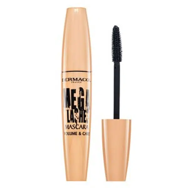 Dermacol Mega Lashes Mascara Volume & Care riasenka pre predĺženie rias a objem Black 11 ml