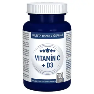 CLINICAL Vitamín C + D3 100 kapsúl