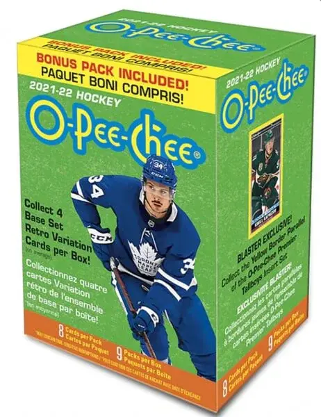 Upper Deck 2021-2022 Upper Deck O-Pee-Chee Blaster Box - hokejové karty