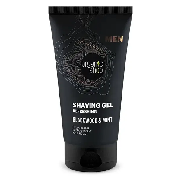 ORGANIC SHOP Osviežujúci gél na holenie Blackwood a mäta 150 ml