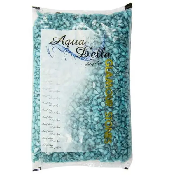 EBI AQUA DELLA Glamour Stone 6/9mm 2kg EMERALD-GREEN -Farebný trblietavý štrk do akvária