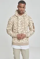 Sweat Camo Bomber Hoody béžová kamufláž
